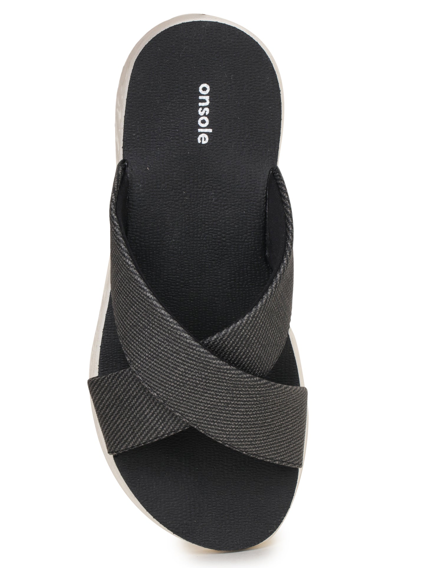 Onsole Katherine Black Women's Casual Comfort Lightweight Sandals