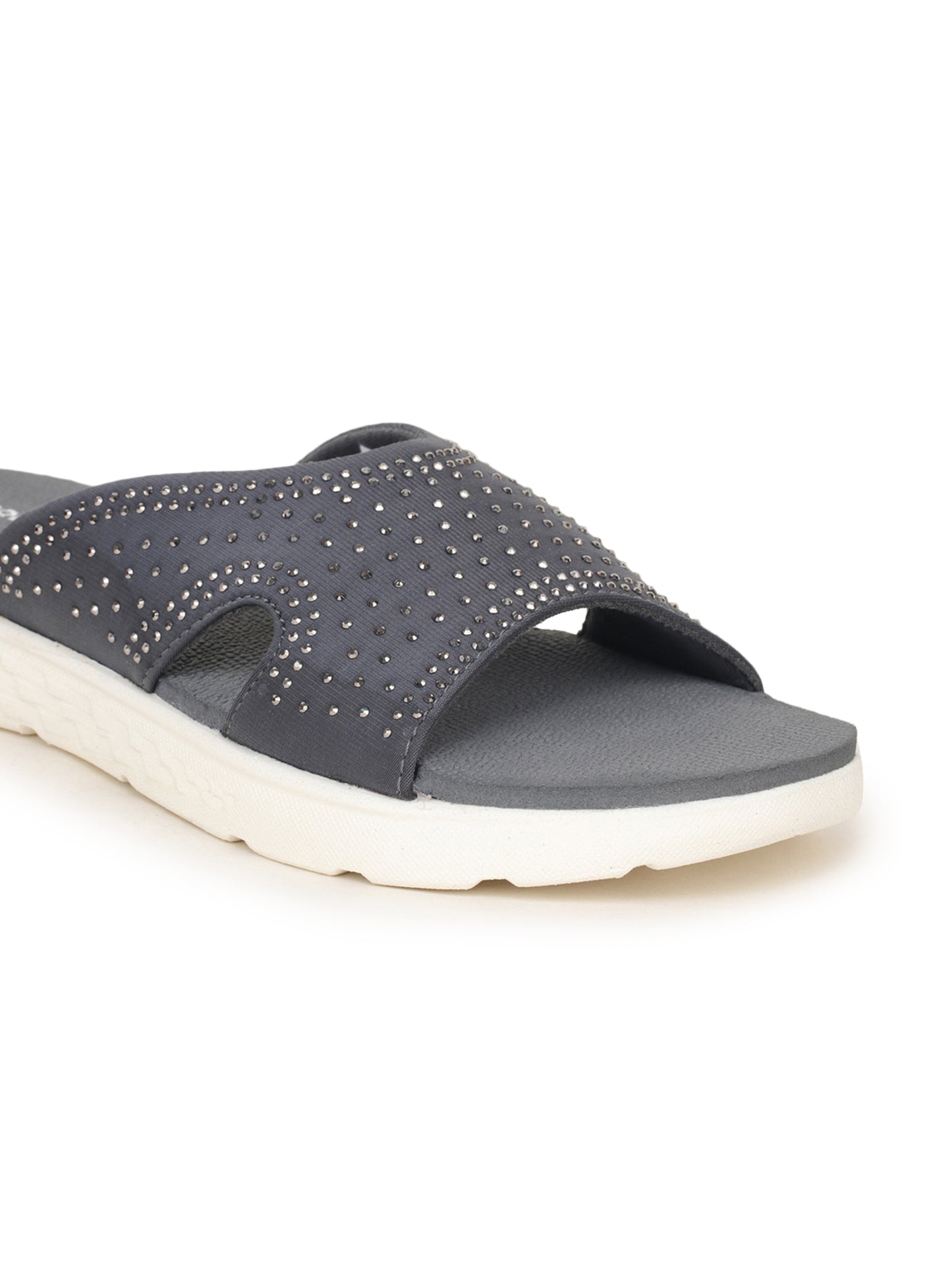 Onsole Cindy Dark Grey Women's Casual Comfort Lightweight Sandals