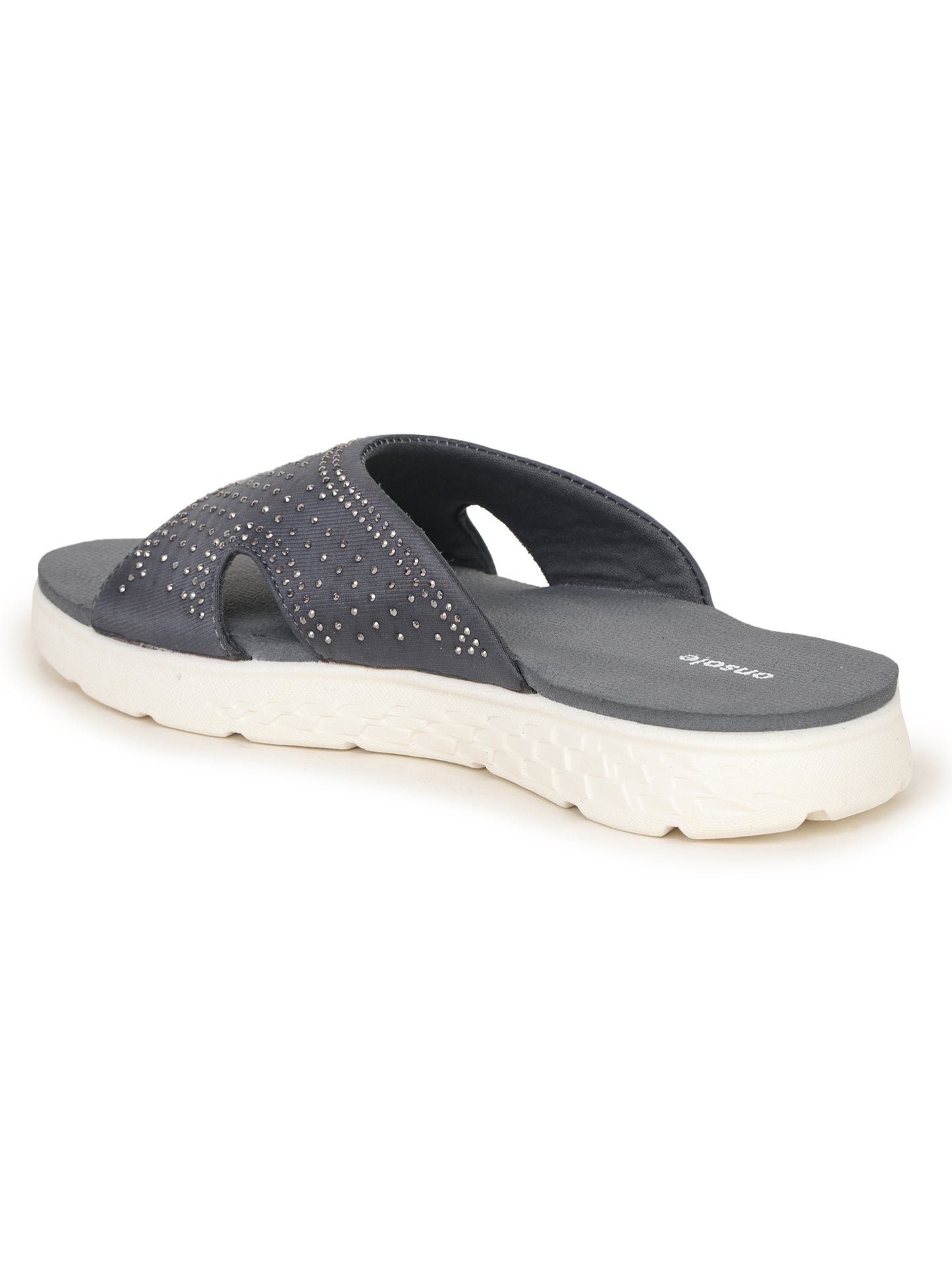 Onsole Cindy Dark Grey Women's Casual Comfort Lightweight Sandals
