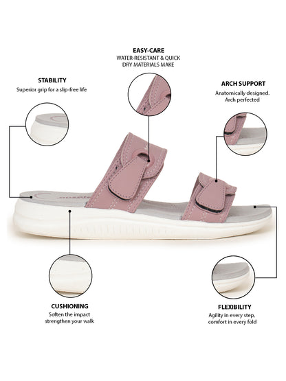 Onsole Meloni Berry Women's Casual Comfort Lightweight Sandals