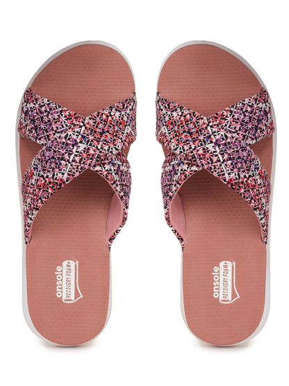 Onsole Caren Old Rose Women's Casual Comfort Lightweight Sandals