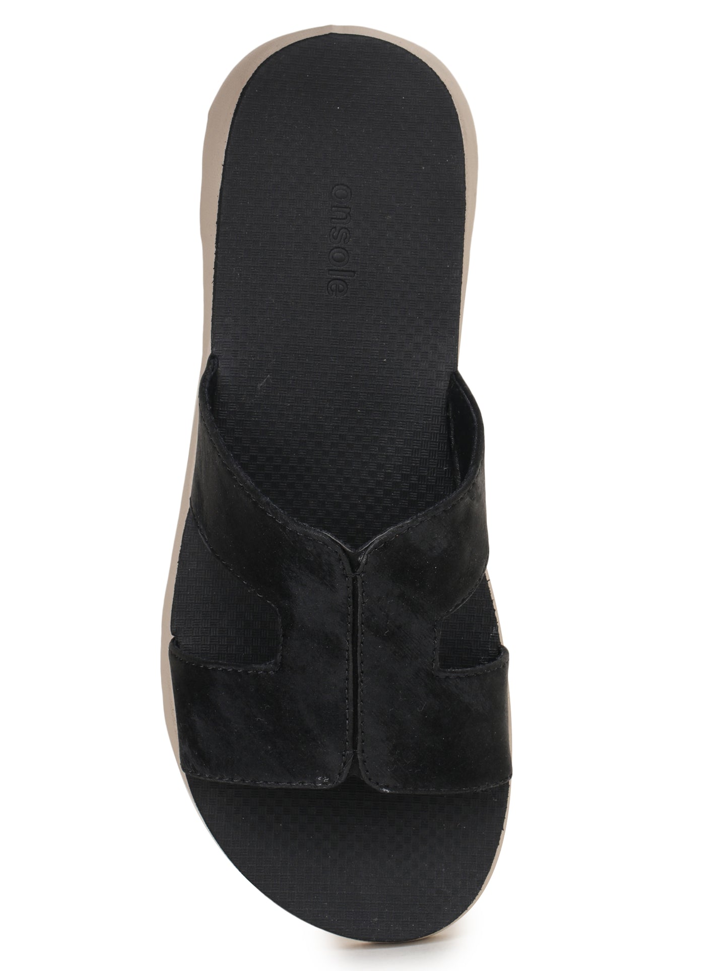 Onsole Hannah Black Women's Casual Comfort Lightweight Sandals