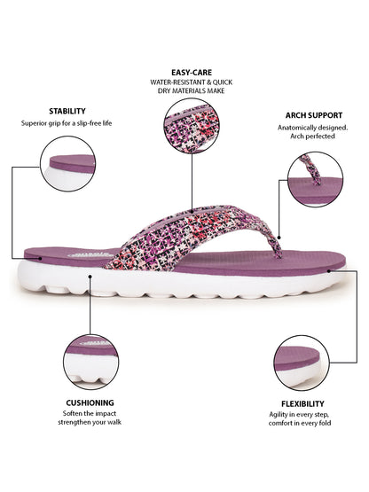 Onsole Vienna Purple Women's Casual Comfort Lightweight Slipper