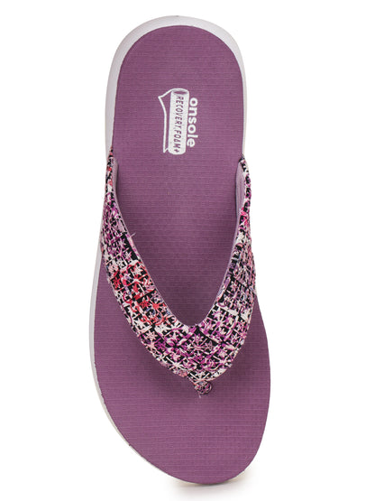 Onsole Vienna Purple Women's Casual Comfort Lightweight Slipper
