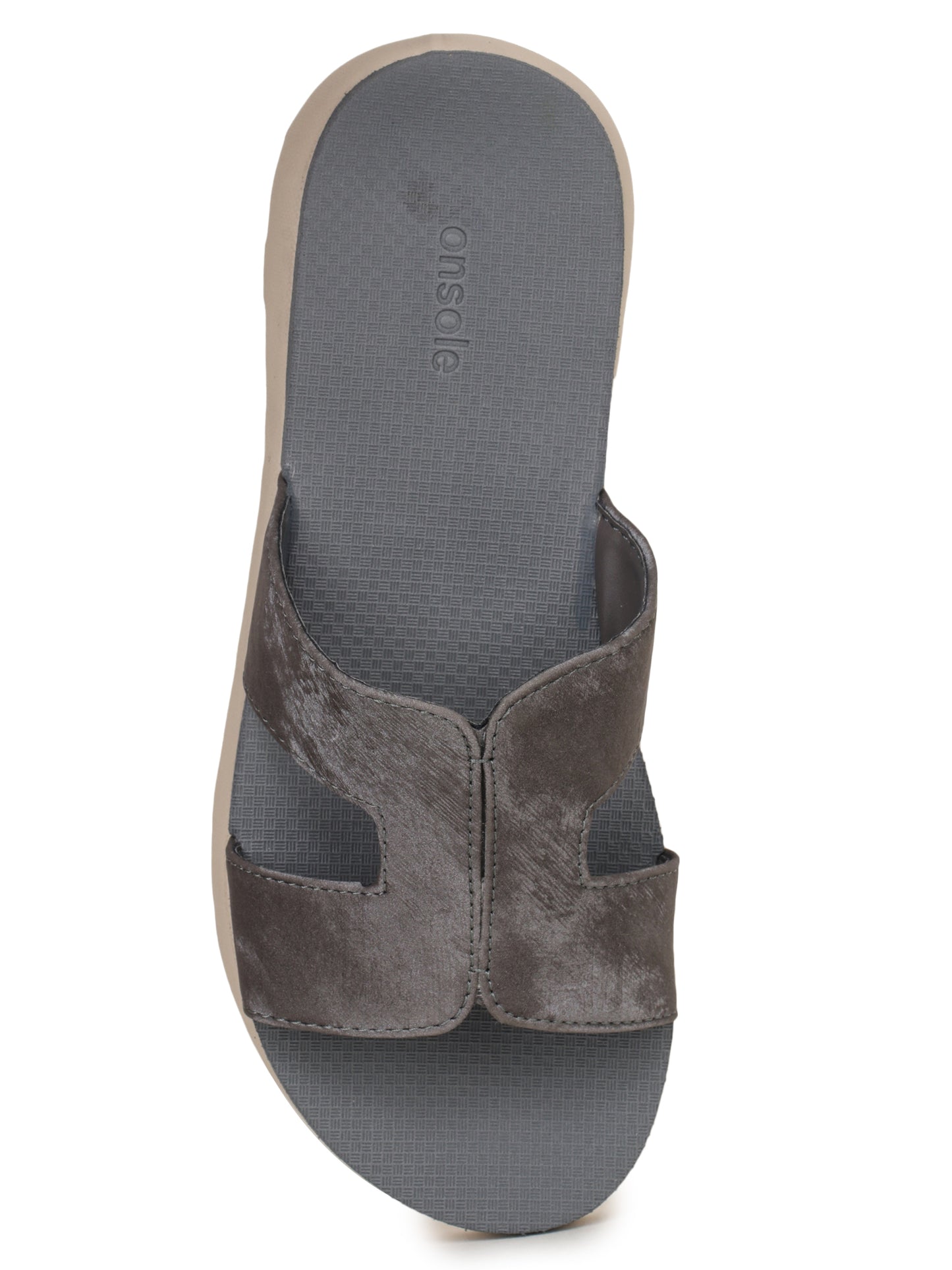 Onsole Hannah Dark Grey Women's Casual Comfort Lightweight Sandals