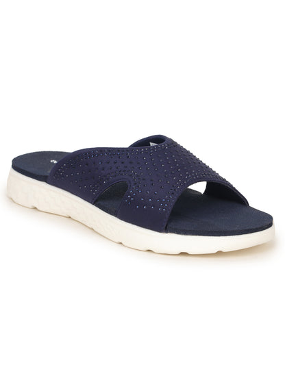 Onsole Cindy Navy Women's Casual Comfort Lightweight Sandals