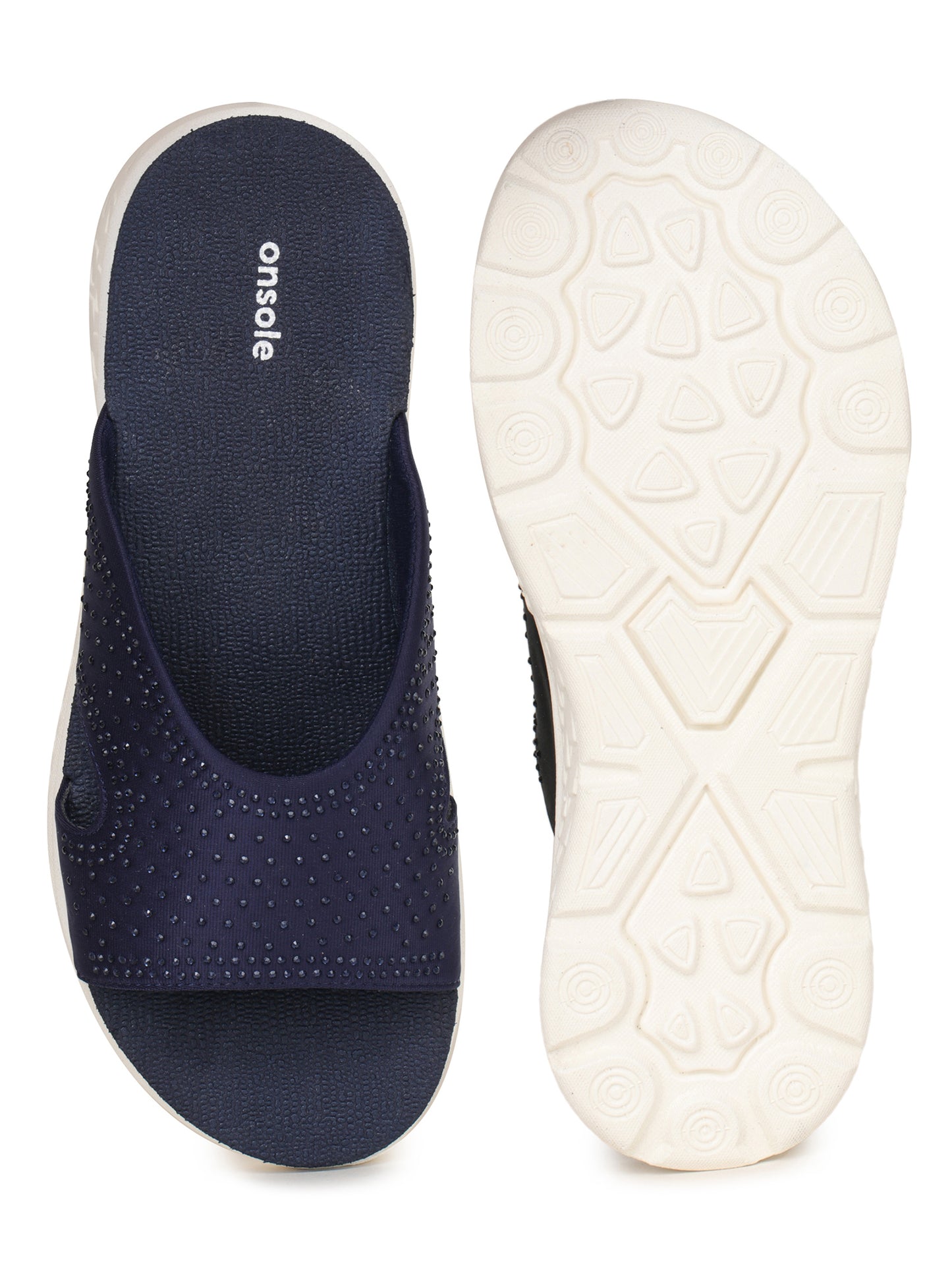 Onsole Cindy Navy Women's Casual Comfort Lightweight Sandals