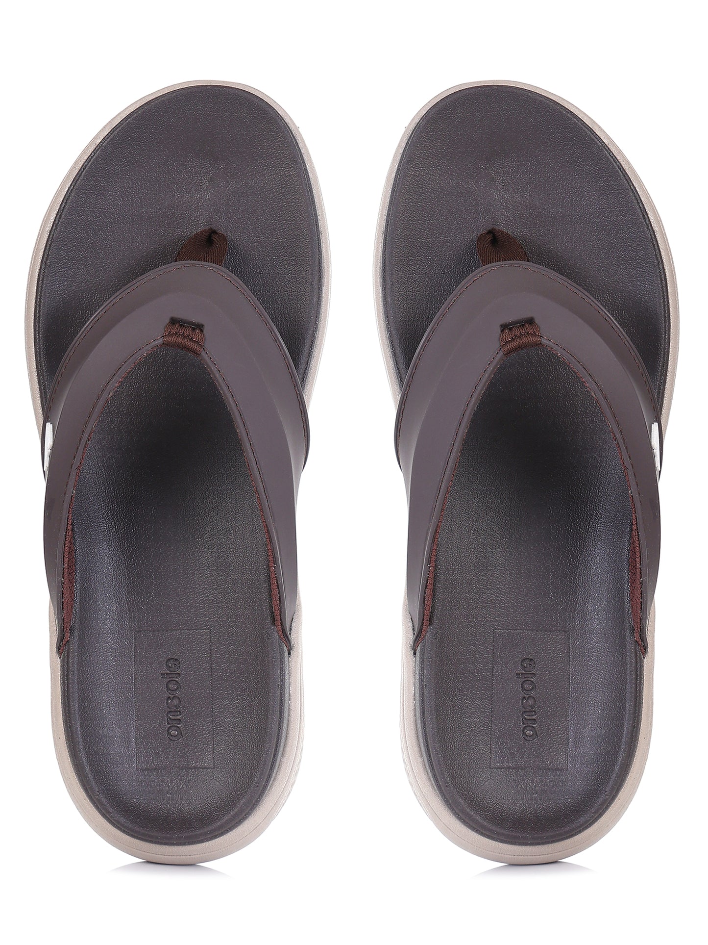 Onsole Fedrer Brown Men's Casual Comfort Lightweight Slipper
