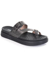 Onsole Petra Silver+Black Womens's Casual Comfort Lightweight Sandals
