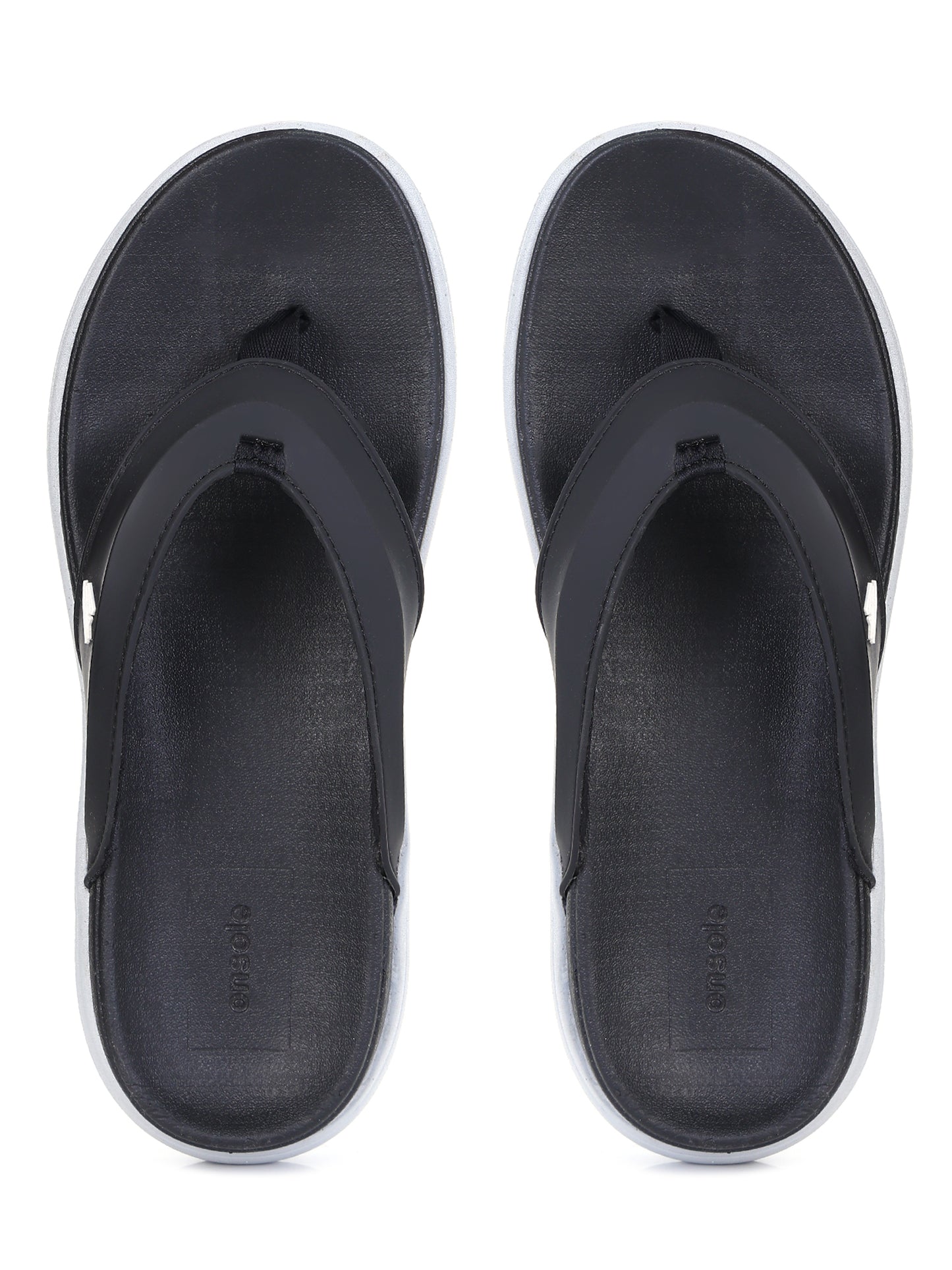 Onsole Fedrer Black Men's Casual Comfort Lightweight Slipper
