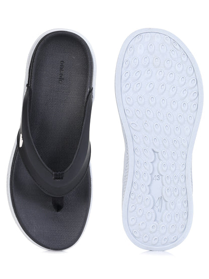 Onsole Fedrer Black Men's Casual Comfort Lightweight Slipper